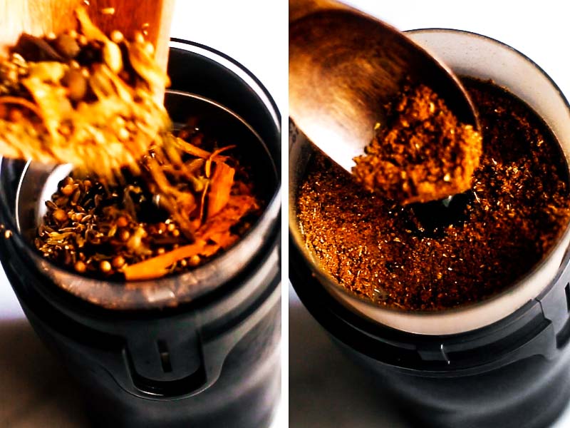 How To Make Garam Masala STEP5: Grind the Whole Spices