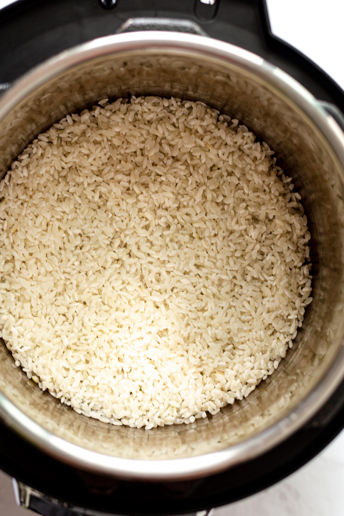 How To Make White Rice In Instant Pot STEP 2 Add Rice to the Pot