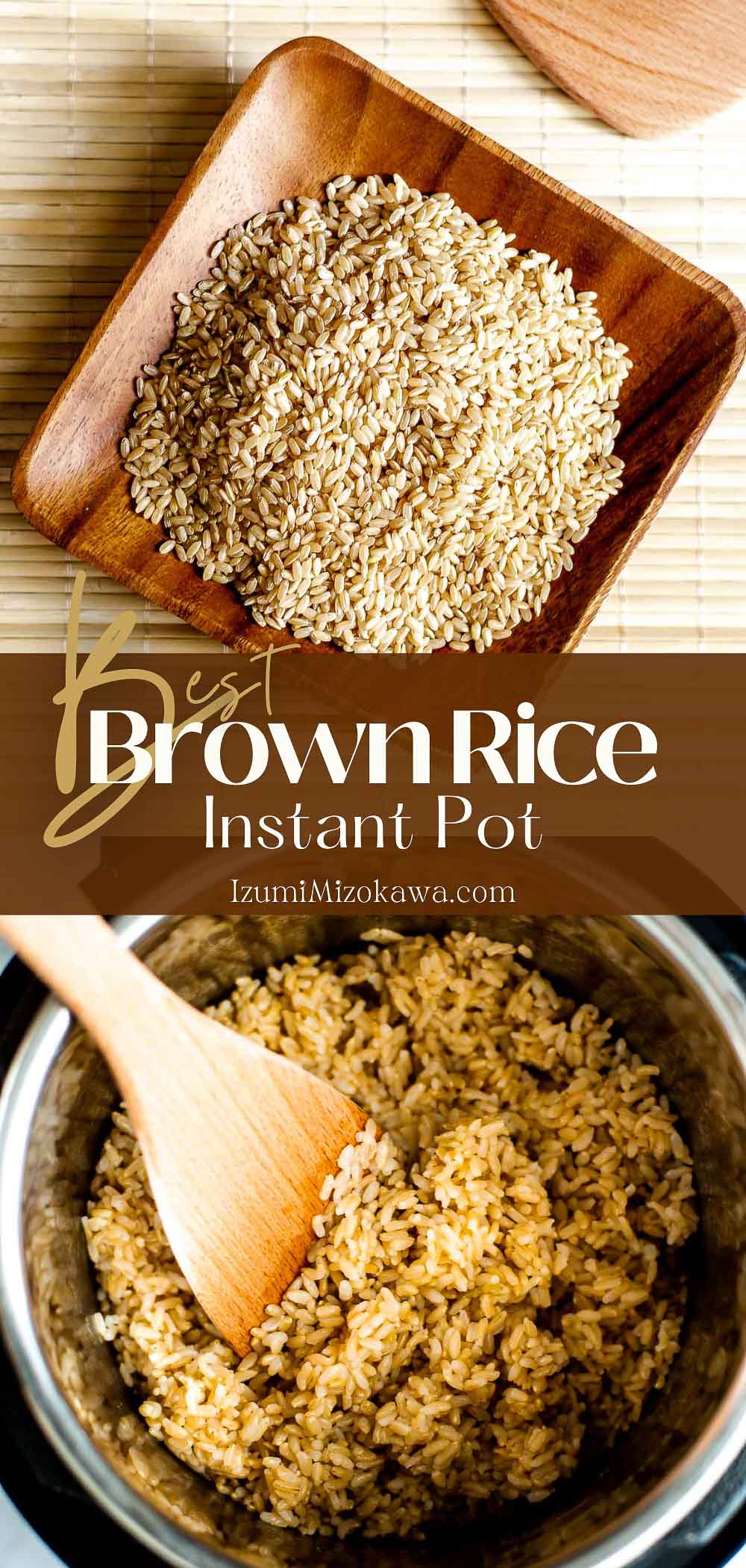 Best Instant Pot Brown Rice (Pinterest)