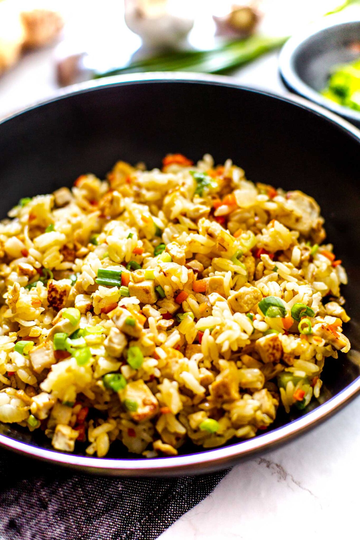 Tofu Fried Rice (Vegan Japanese 焼き飯) IZUMI MIZOKAWA