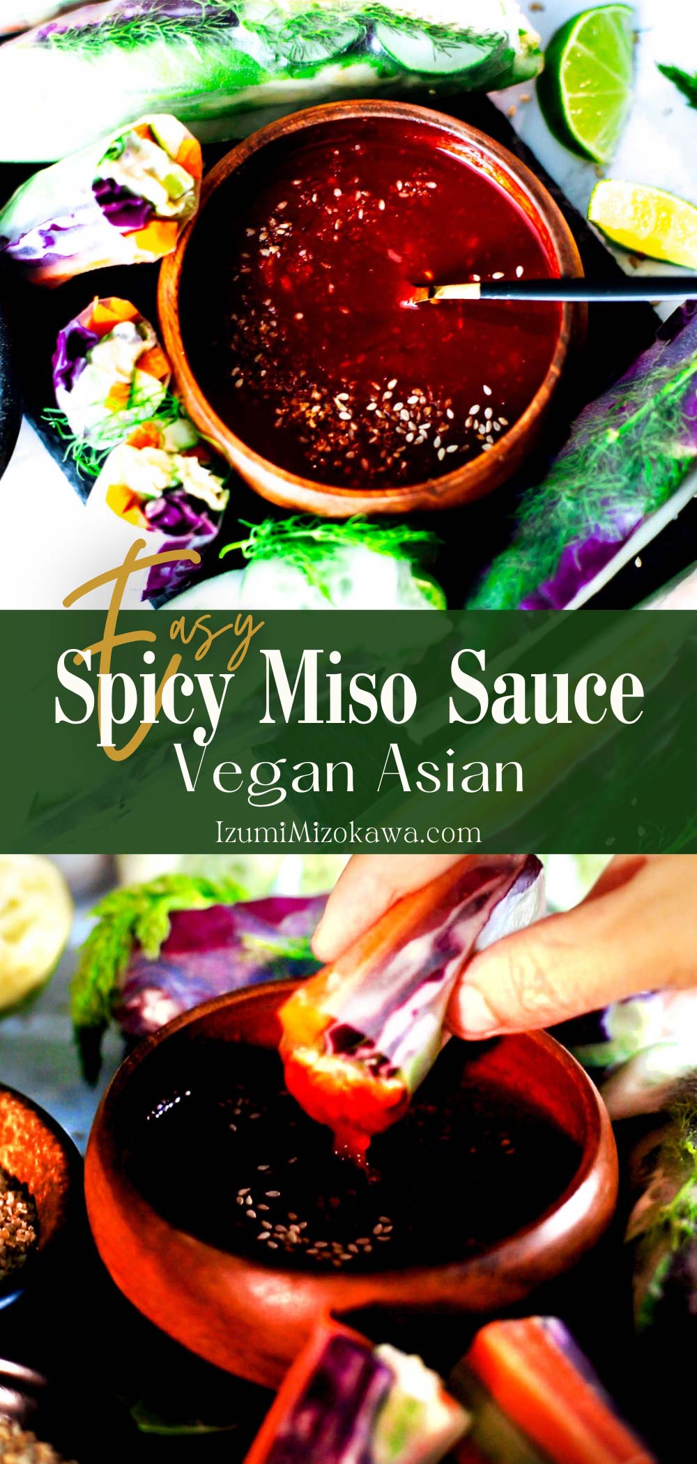 Spicy Miso Sauce With Gochujang Vegan (Pinterest)