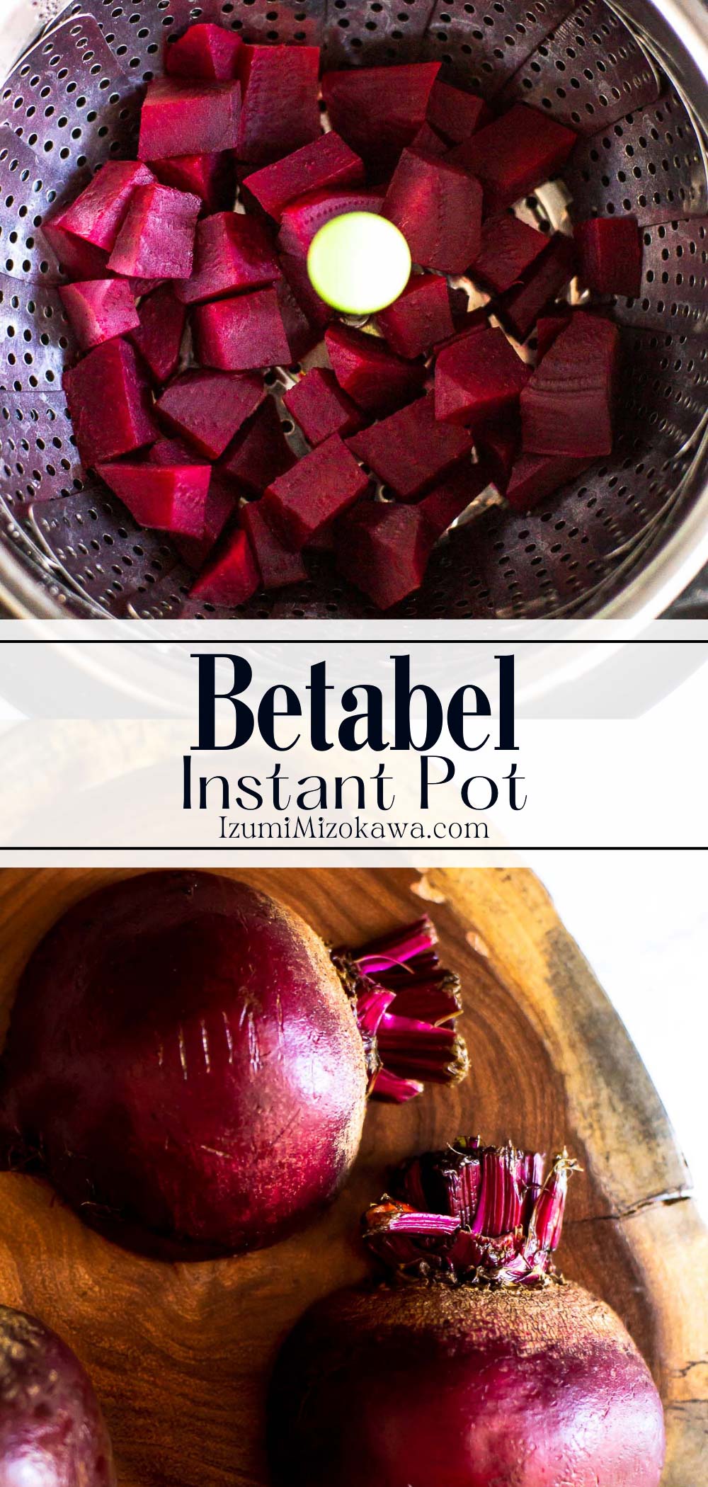 Cómo Cocinar Betabel en Instant Pot (Pinterest)